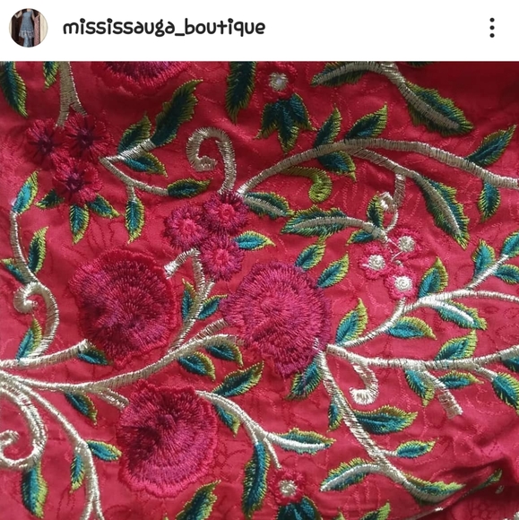 Bright red Kurta - Picture 6 of 6